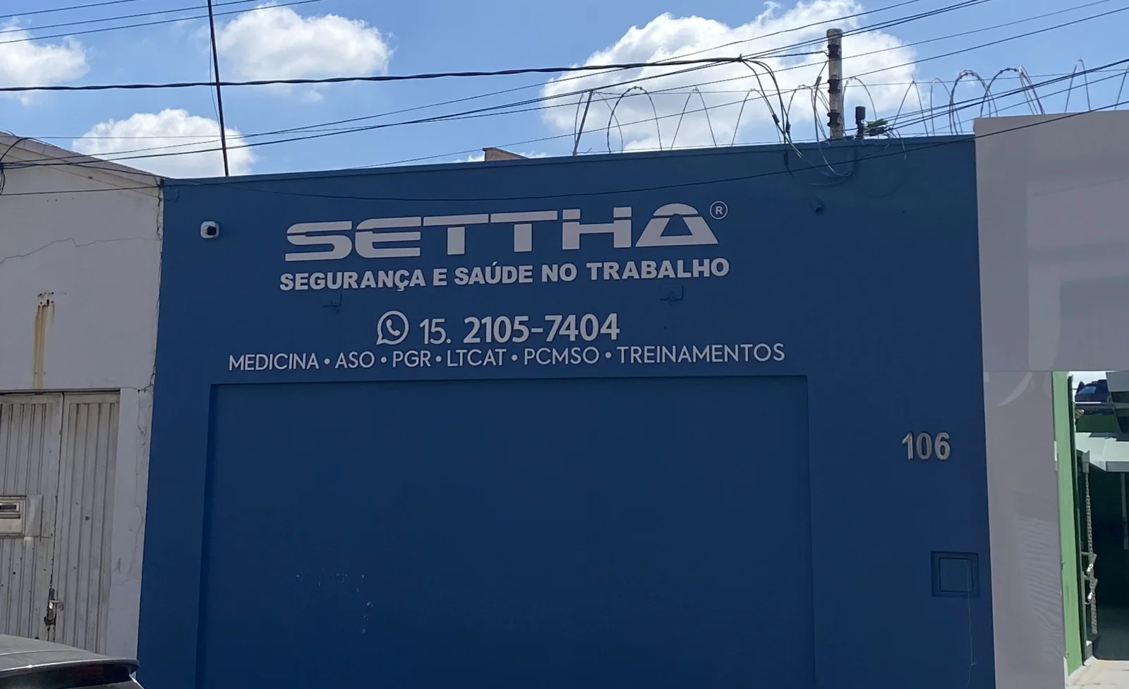 Fachada da unidade da Settha em Tatuí